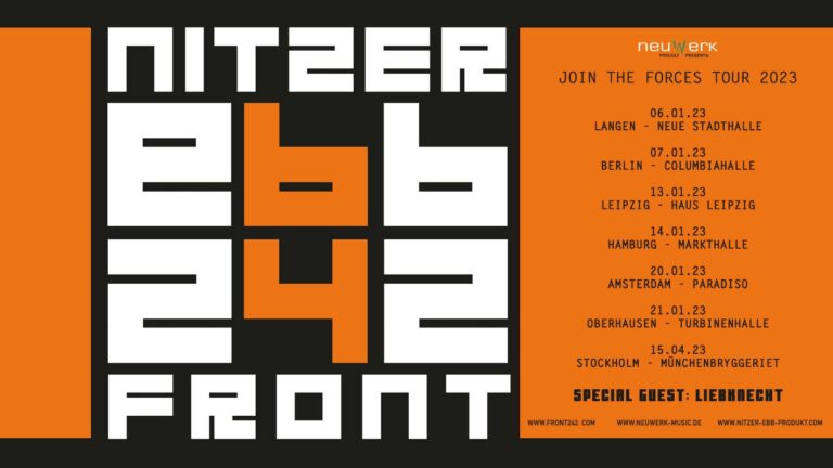 Front 242 & Nitzer Ebb – Join The Forces Tour 2023 – Live in Oberhausen